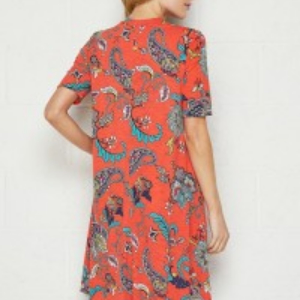 NWT HONEYME BOHO PAISLEY PRINT DRESS - Picture 3 of 3